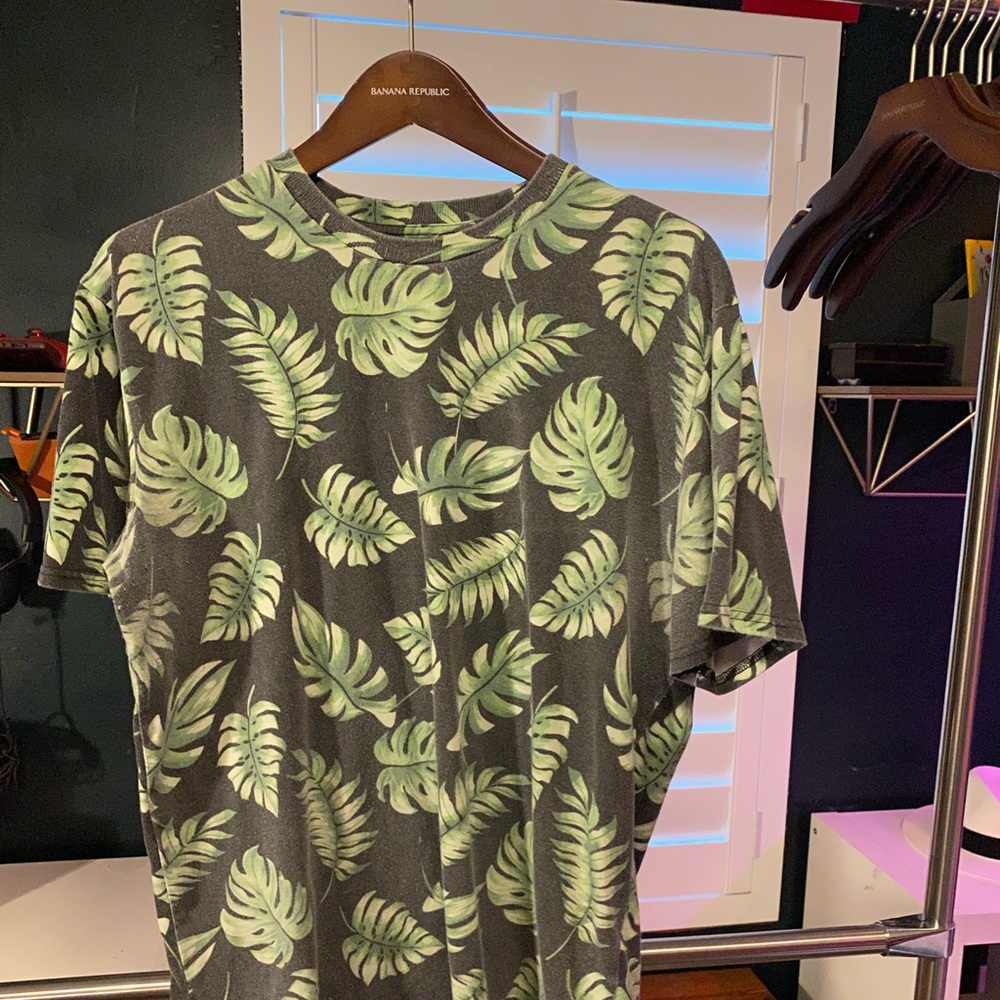 Tropical print t-shirt